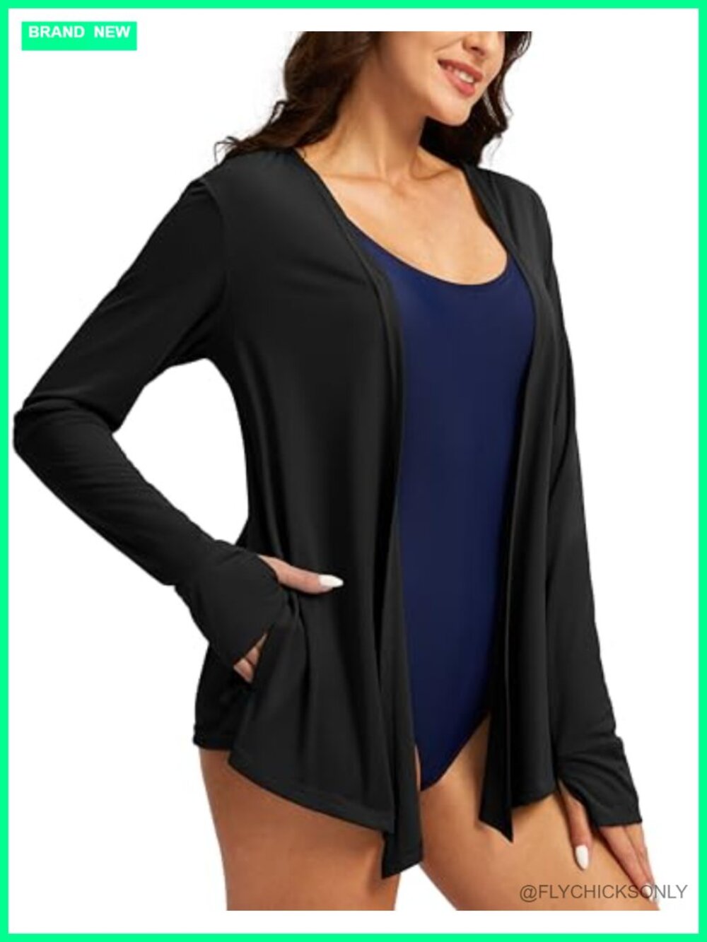Women's UPF 50+ Long Sleeve Sun Protection Shirt Lightweight Rash Guard Cover